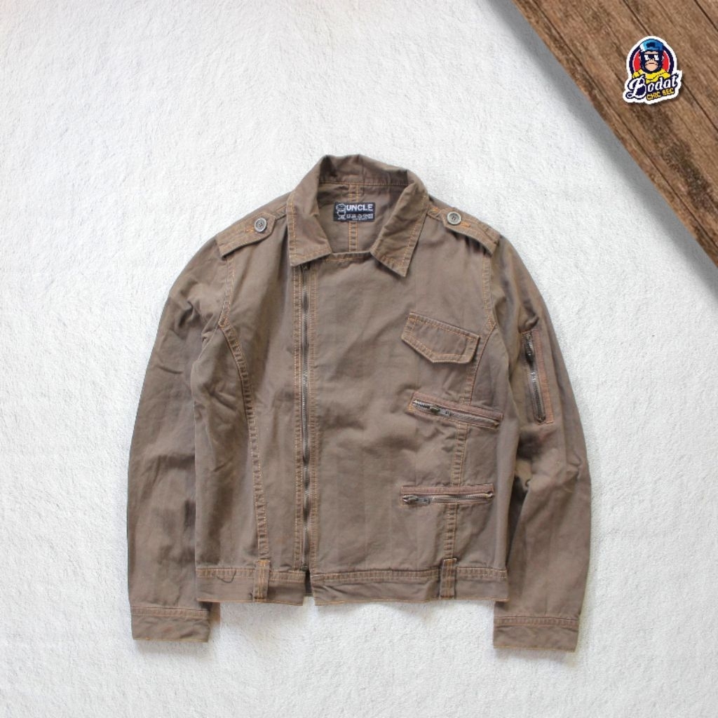 Jaket ala ramones Uncle