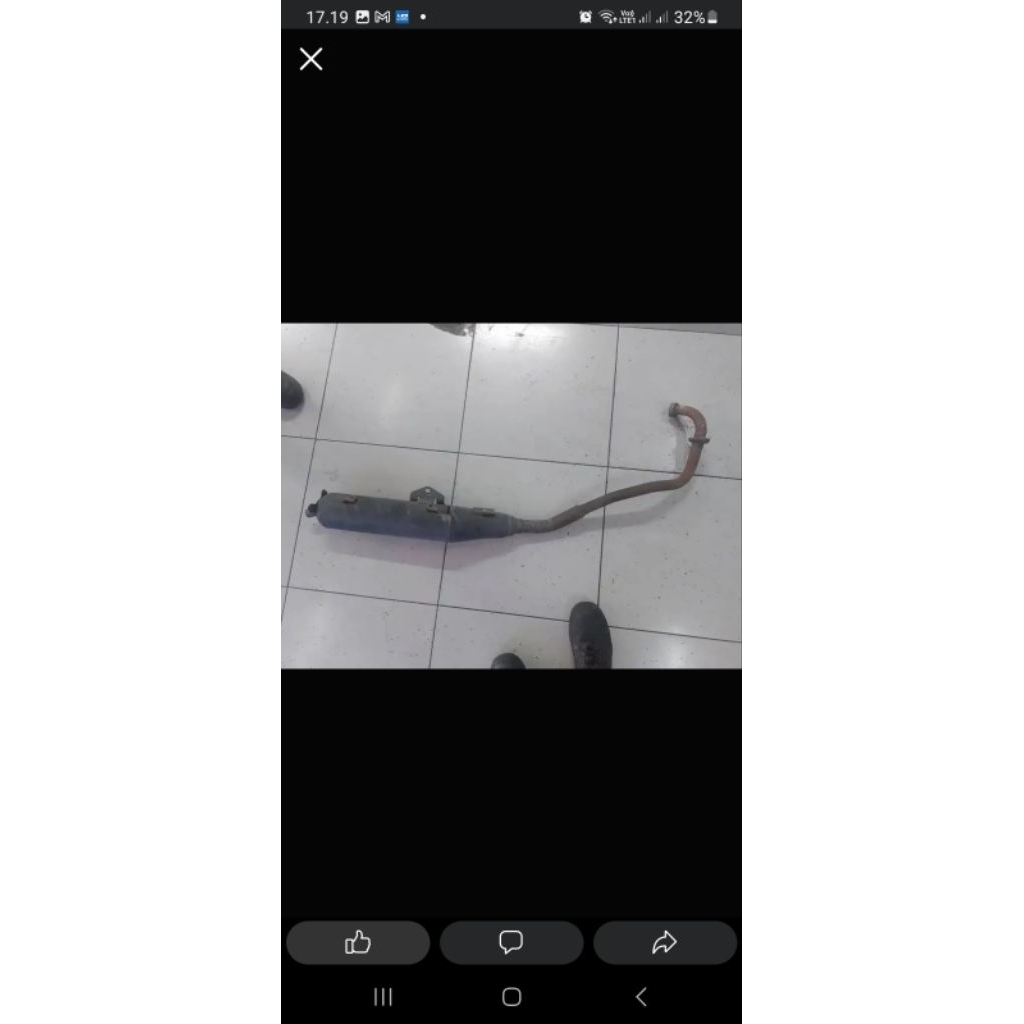 knalpot original mx king