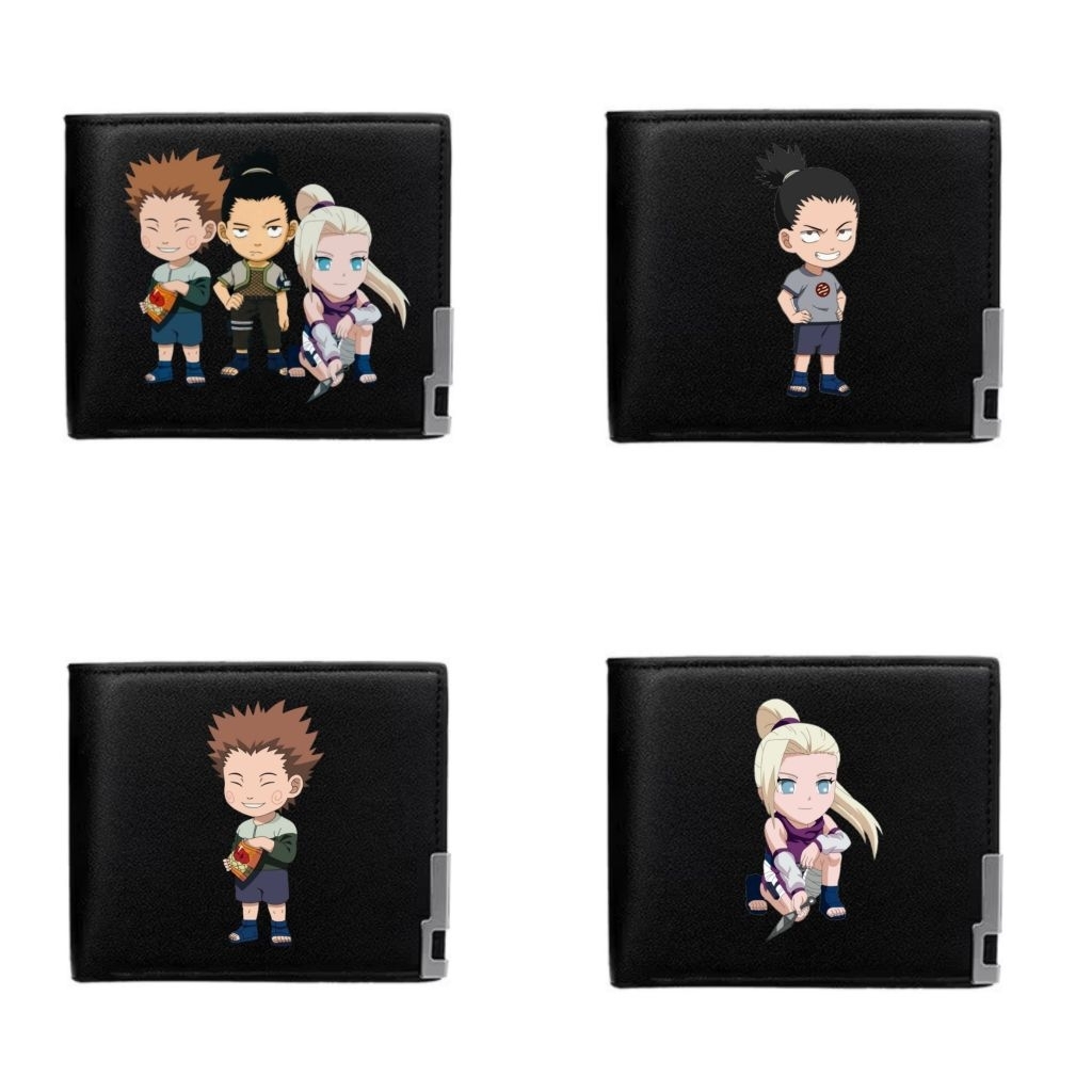 Dompet anime naruto/ dompet shikamaru / dompet choji/ dompet ino