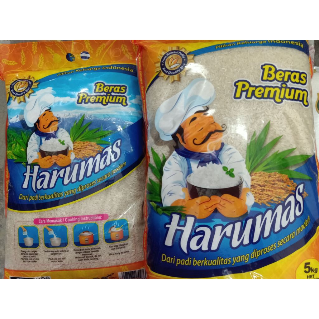 

Harumas beras Pulen Premium 5kg lembut lembek