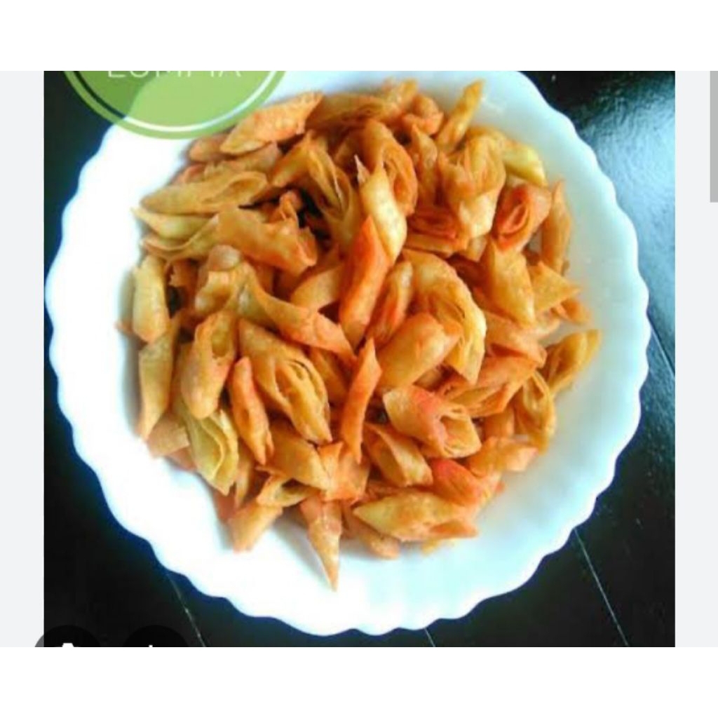 

keripik kulit lumpia balado