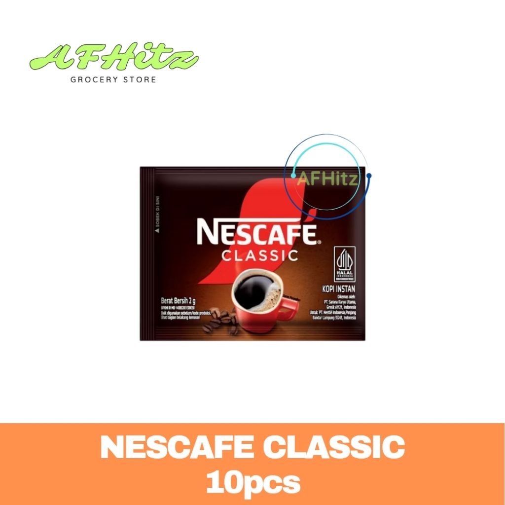 

Kopi Nescafe Classic (10×2gr)