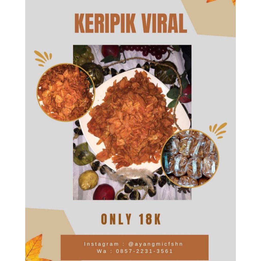 

keripik singkong SoHoot pedas gurih