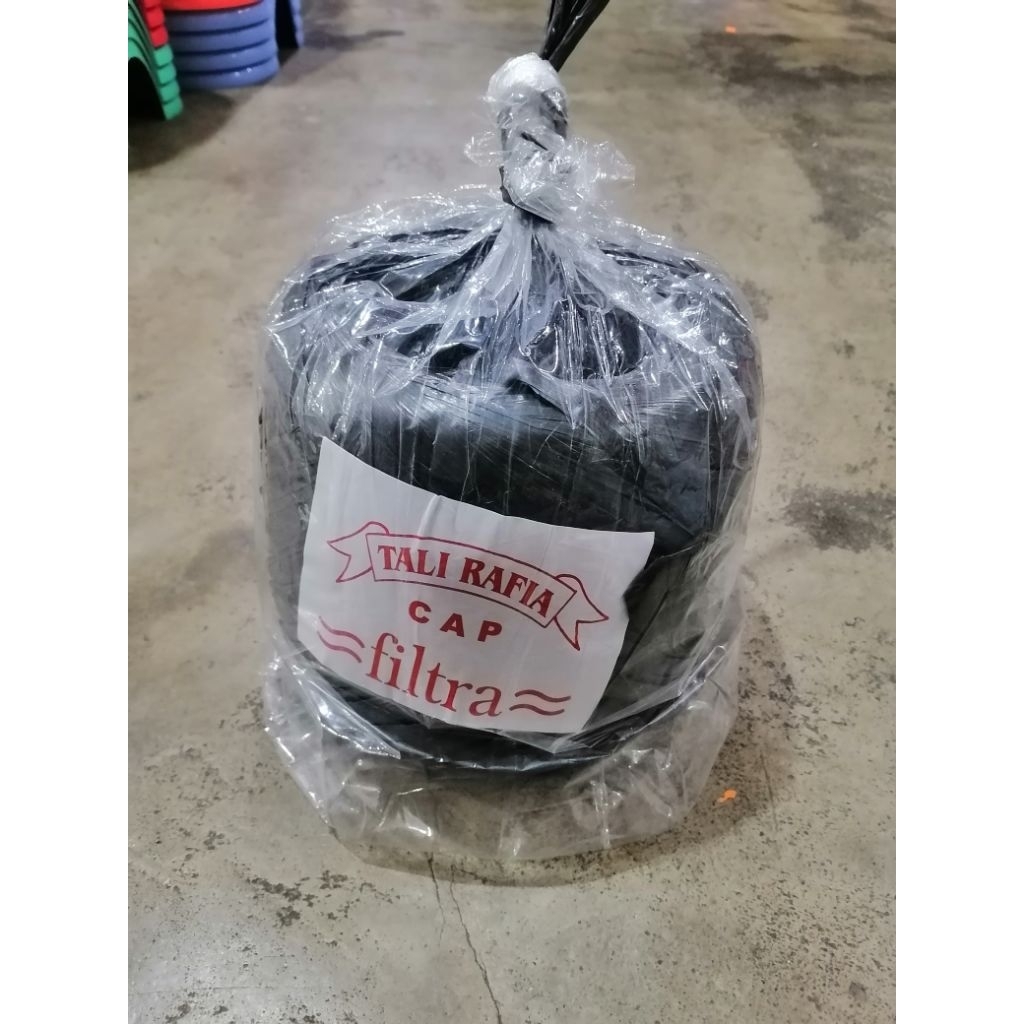 

TALI RAFIA HITAM 1 KG CAP CHERISH