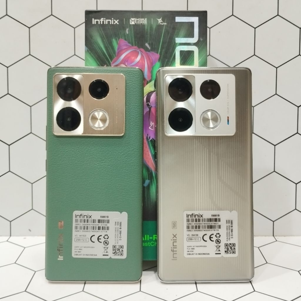 INFINIX NOTE 40 PRO PLUS 5G 12/256GB HP SECOND BEKAS FULLSET