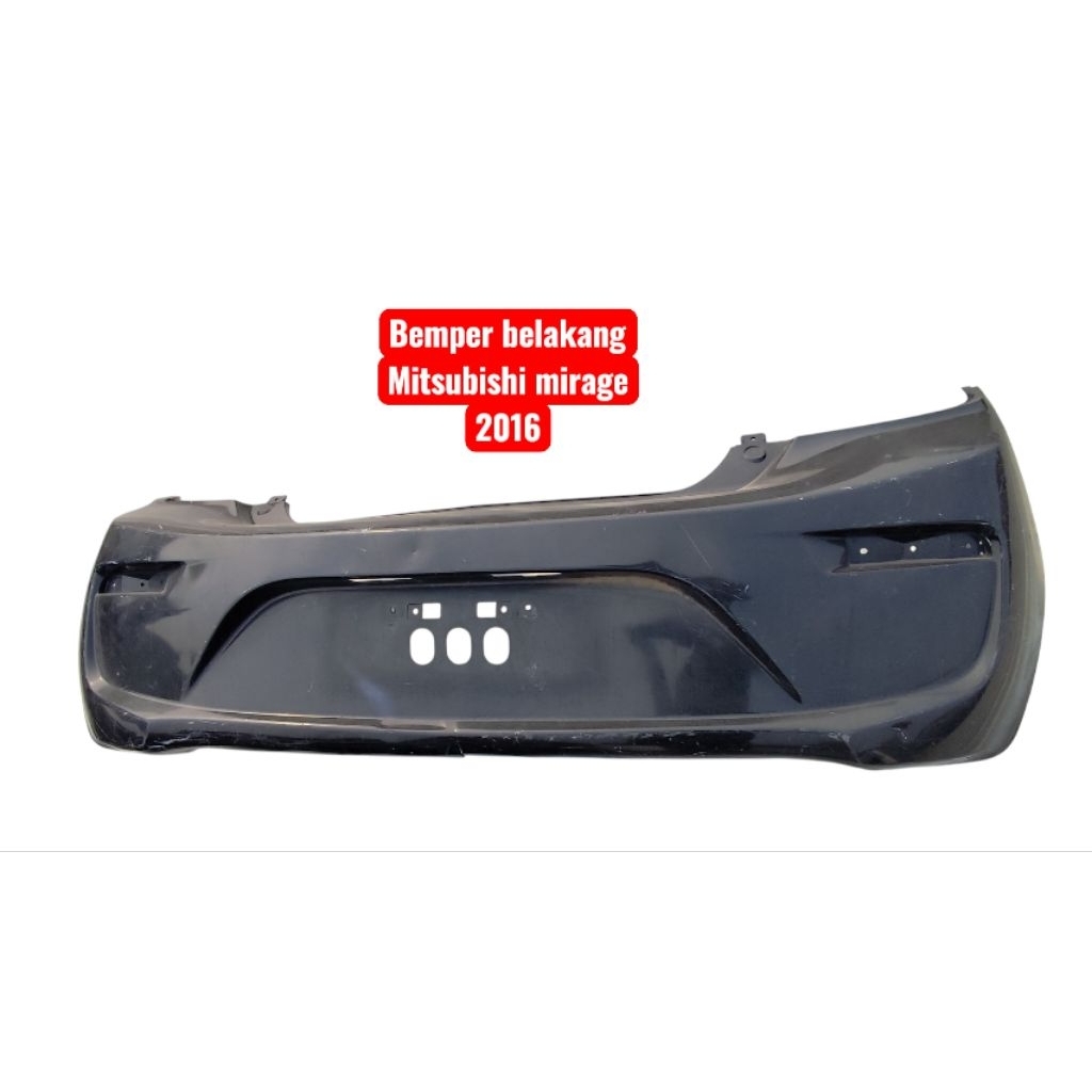 bemper bumper belakang Mitsubishi mirage 2016