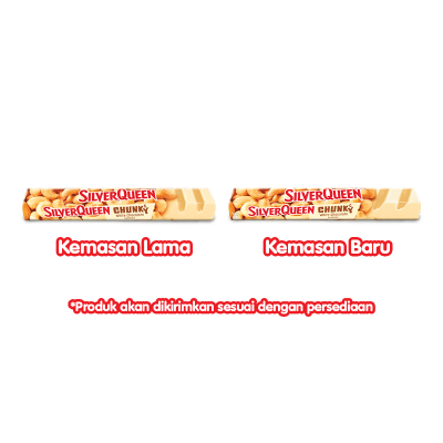 

SilverQueen Chunky Bar White Cokelat Cashew 85 g