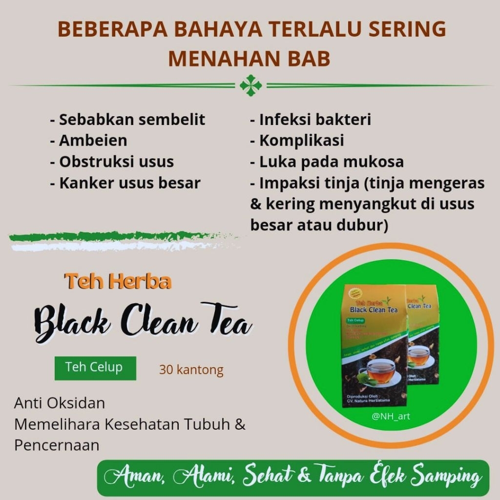 

Teh detok Black clean Tea