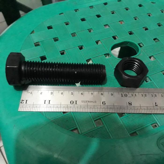 BAUT BAJA HTB 8.8 M20 X 80 / BAUT 30 KUNCI 30 FULL DRAT / BAUD FULL DRAT 30 / BAUT BAJA M20 X 80 HIT