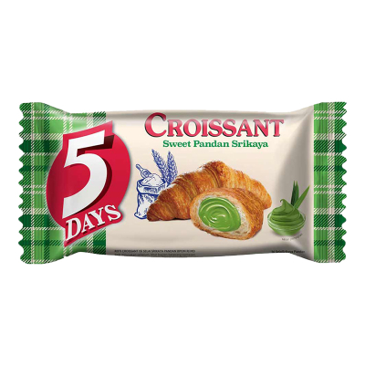 

5Days Roti Croissant Isi Selai Srikaya Pandan 60 g