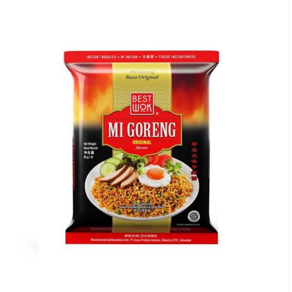 

Best Wok Mie Instan Mi Goreng Original 85gram