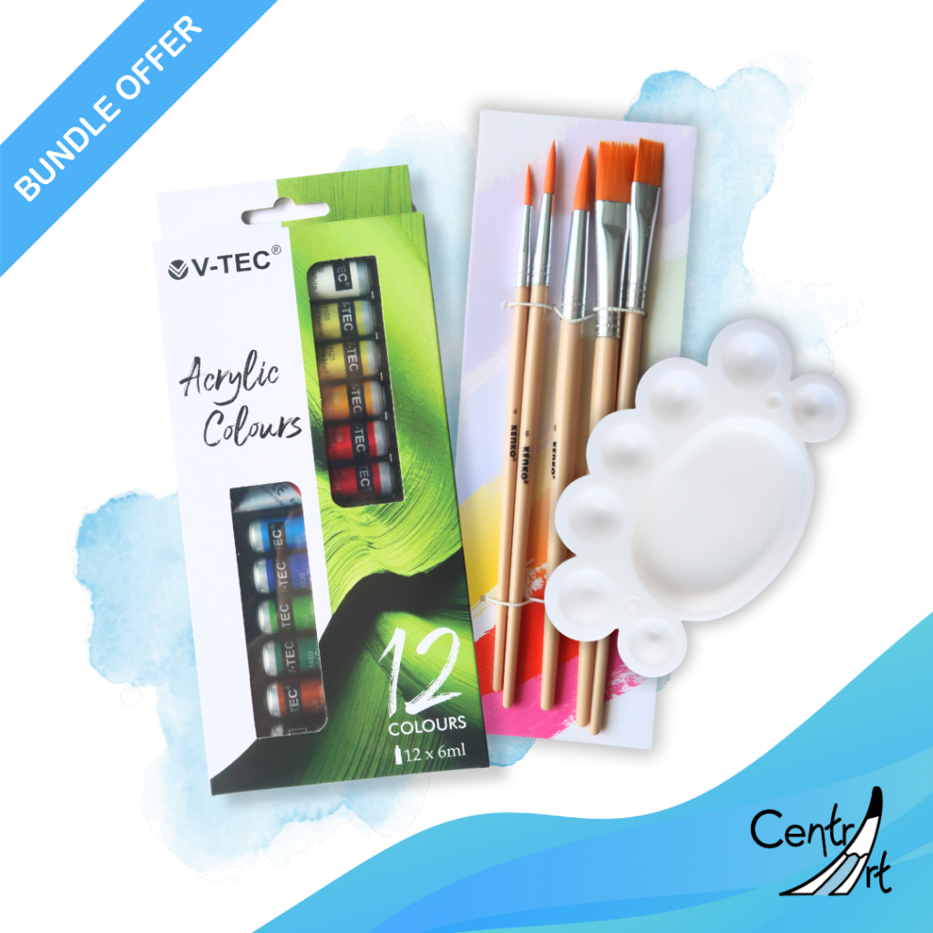 

PAKET LUKIS CAT ACRYLIC 12 COLORS