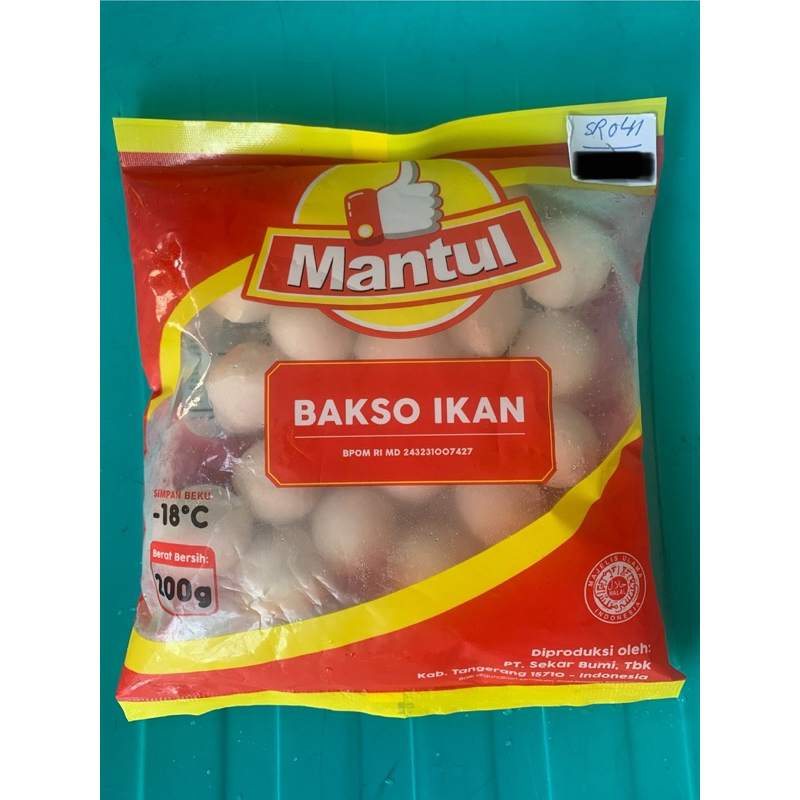 

SR041 Mantul Bakso Ikan 200 gr (Frozen Food)