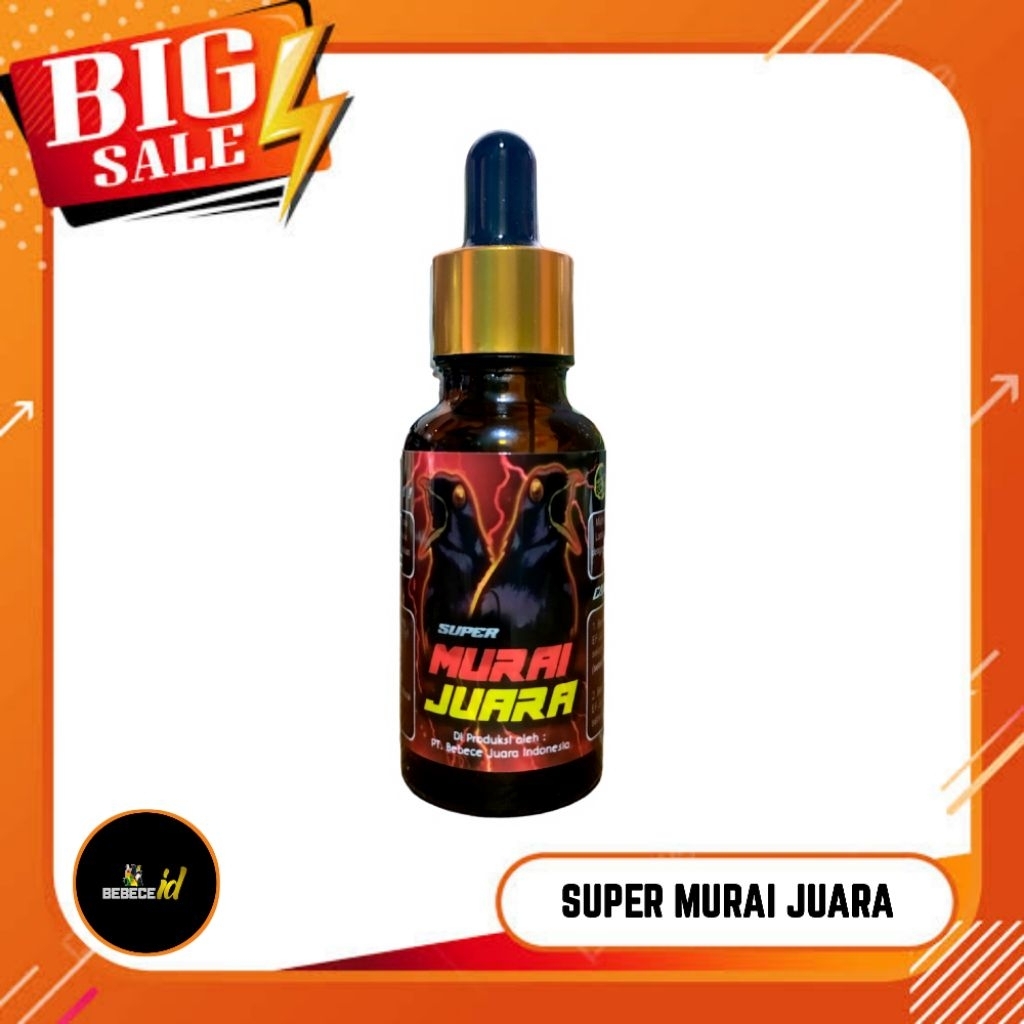 Super Murai Juara Vitamin Suplemen Penggacor Burung Murai Batu untuk Lomba dan Harian