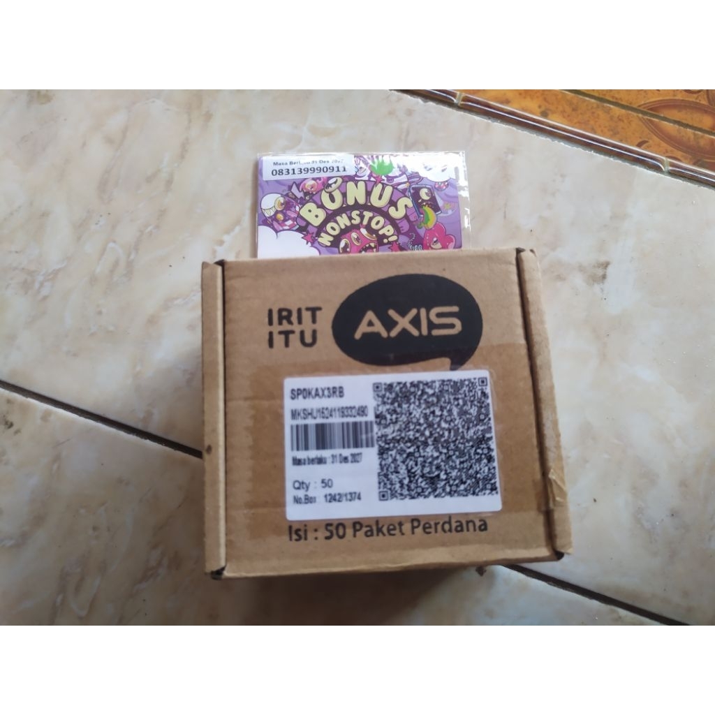 1 Box [isi 50 pcs] Perdana Axis Kosongan Segel