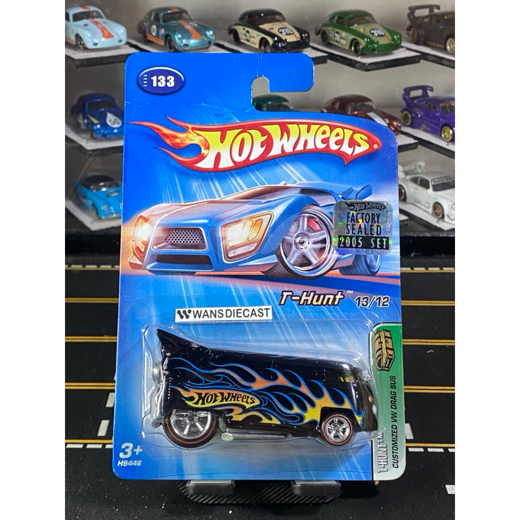 Hot Wheels Super Treasure Hunt Customized VW Drag Bus Factory Sealed Red Line On tires