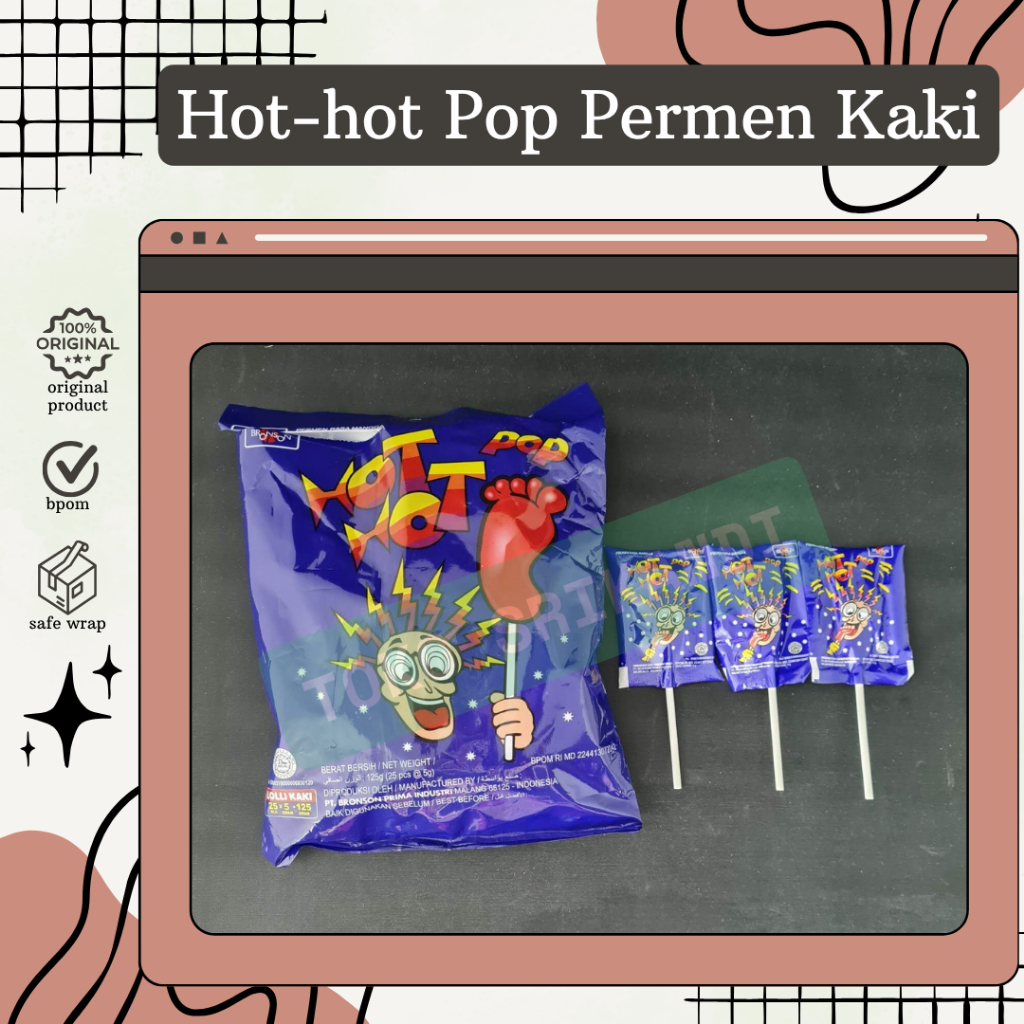 

Hot-hot Pop Permen Kaki Satuan/Eceran