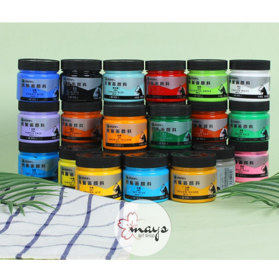 

NEW Marie's Acrylic Paint 100 ml - Cat Akrilik Maries 100ml - Cat Lukis Menggambar Melukis Mewarnai