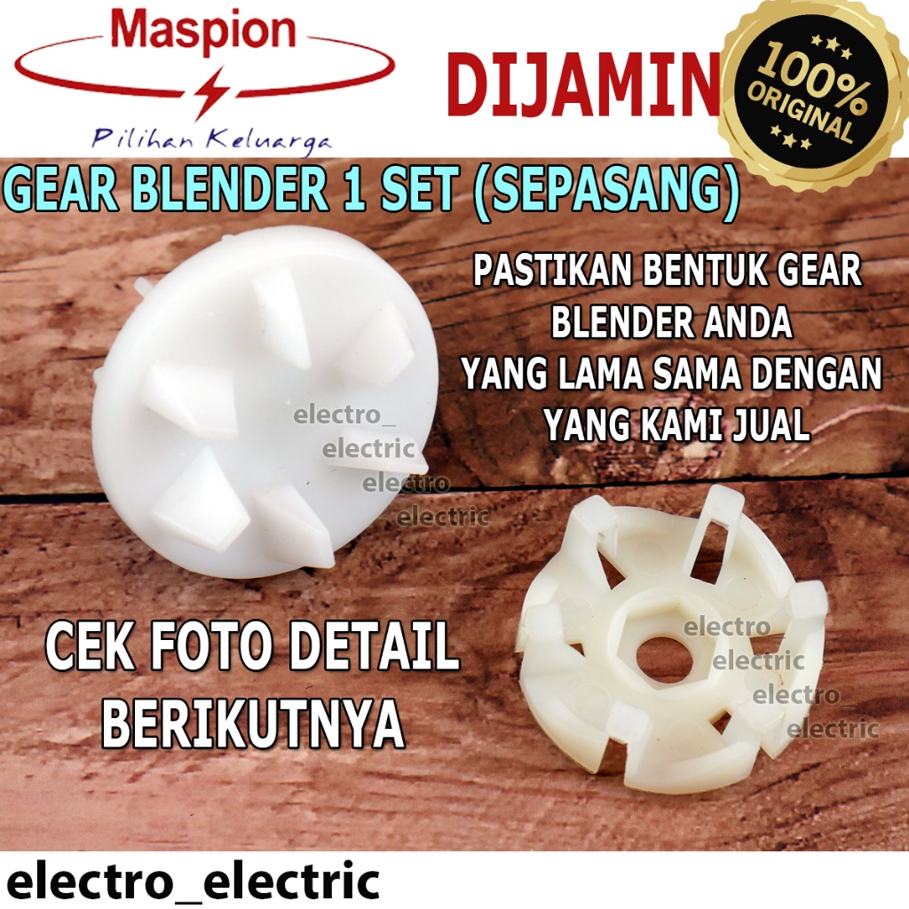 Gear Blender Maspion - Gigi Blender Maspion - 1 Set Gear Gigi Blender Maspion