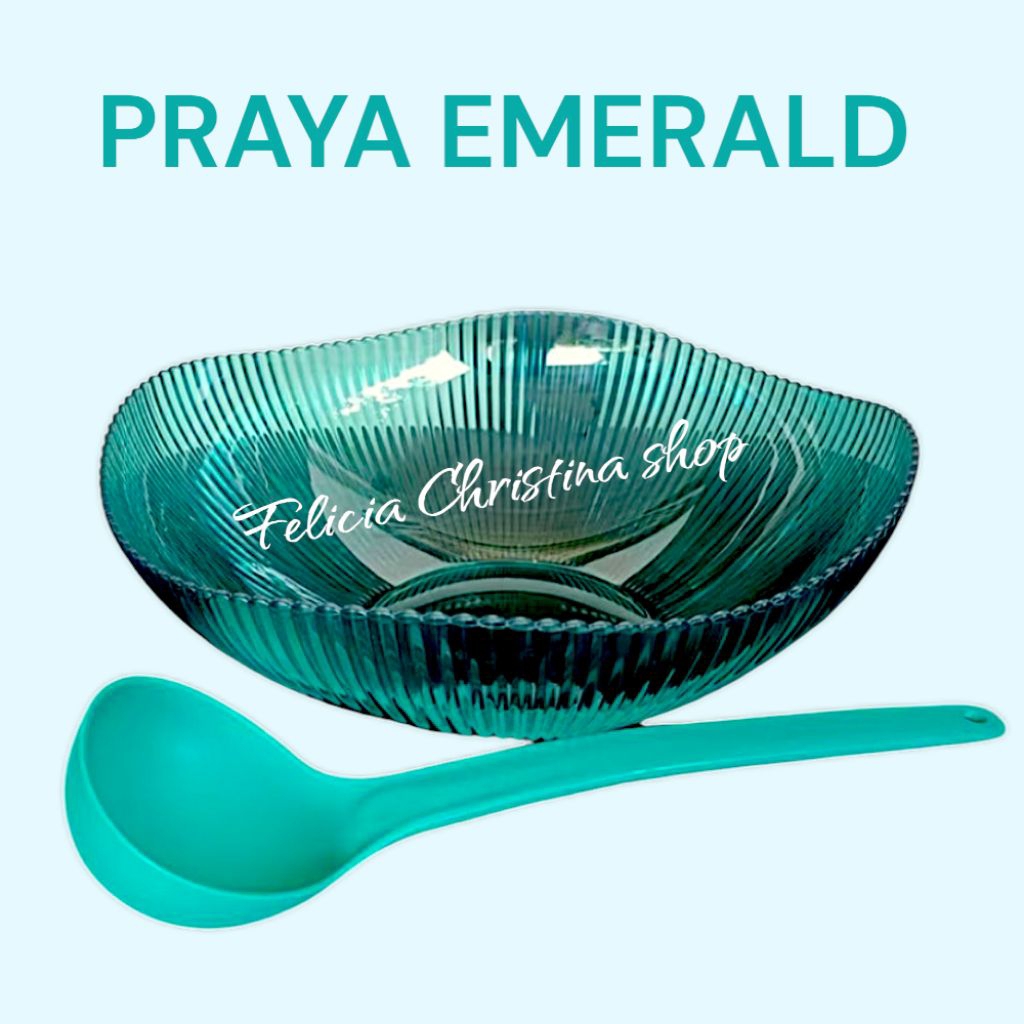 MOORLIFE PRAYA CRYSTAL BOWL MANGKUK/WADAH SAJI ES BUAH