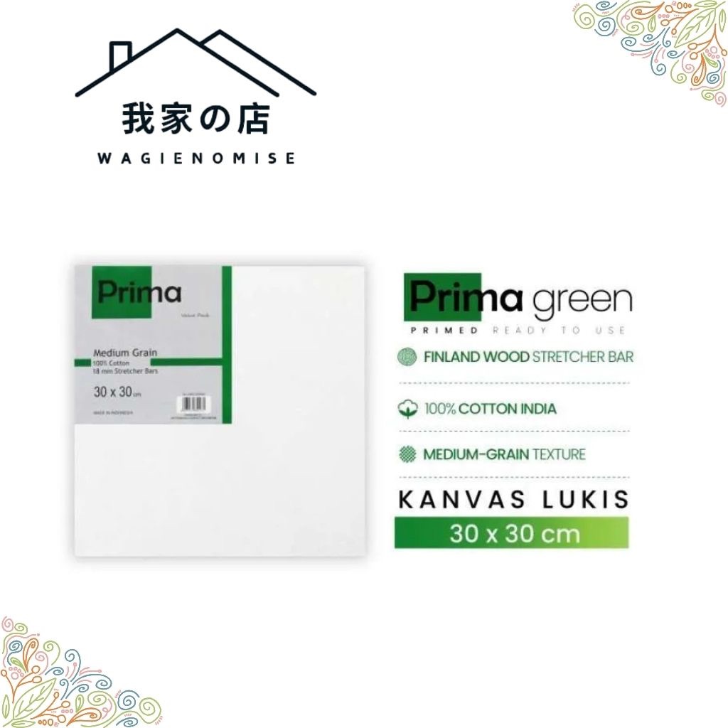 

KANVAS PRIMA GREEN 30X30 - COTTON 100% - ORIGINAL