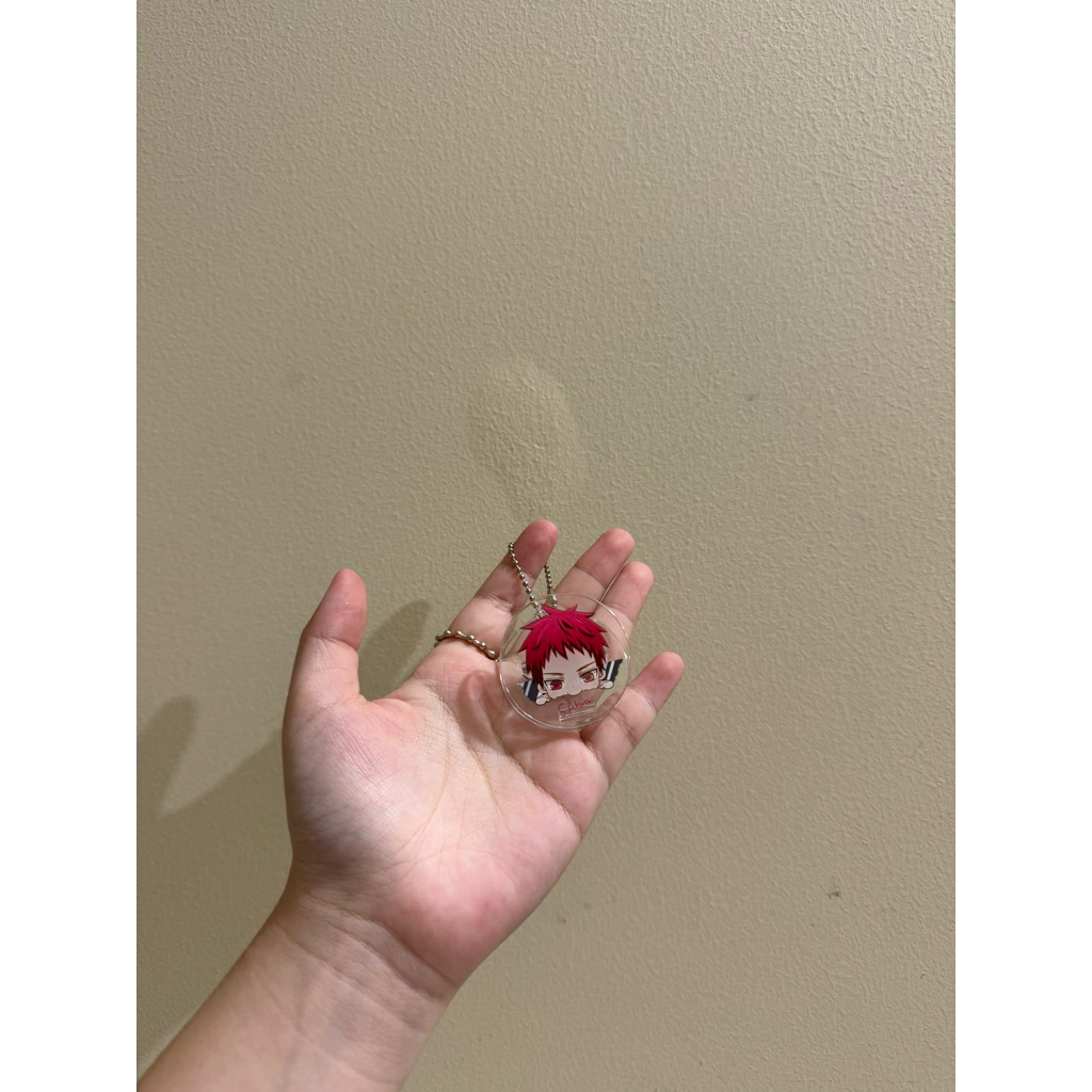 Kuroko no Basuke Seijuro Akashi Original Japan Clip Keychain Ganci Gantungan Kunci