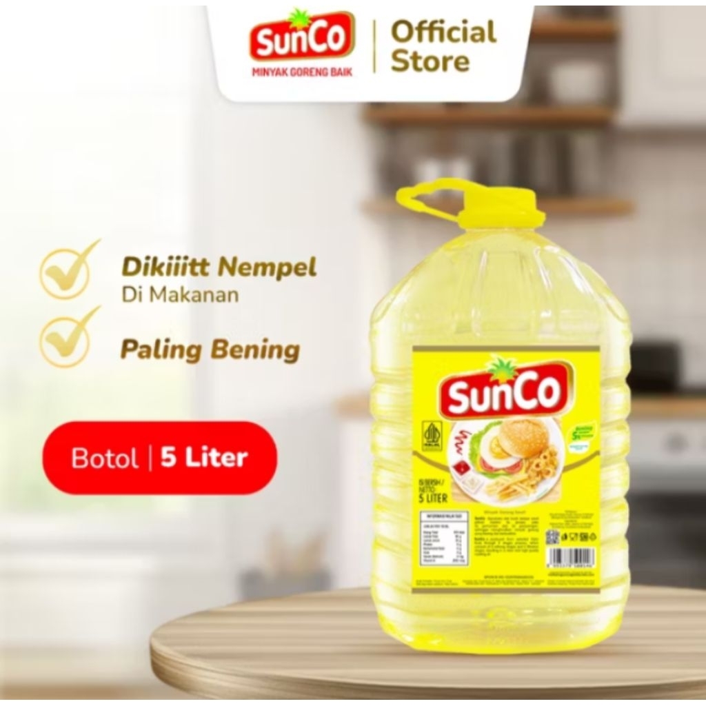 

Minyak Goreng Sunco 5 ltr