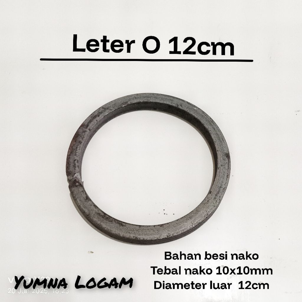 Ring Besi Nako 12cm Lingkaran Besi Nako Ornamen Aksesoris Pagar Besi Tempa