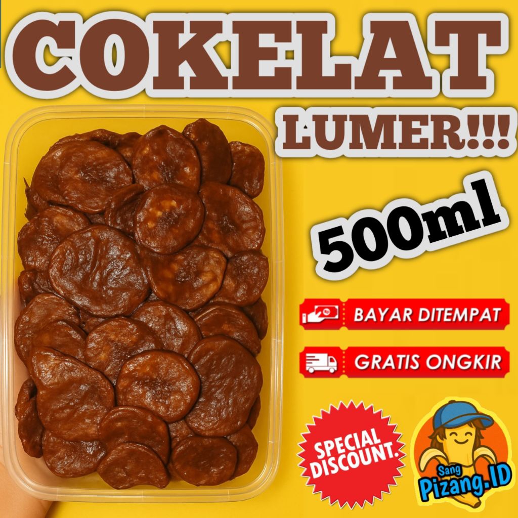 

Pisang Coklat Lumer 500ml + Free Sendok | SangPizang.ID