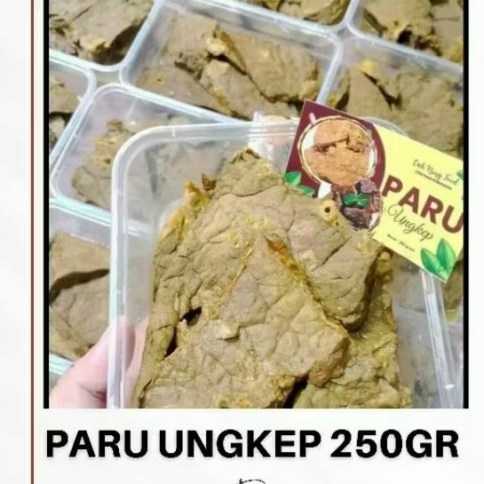 

paru ungkep praktis +-250gram / paru siap goreng / paru praktis