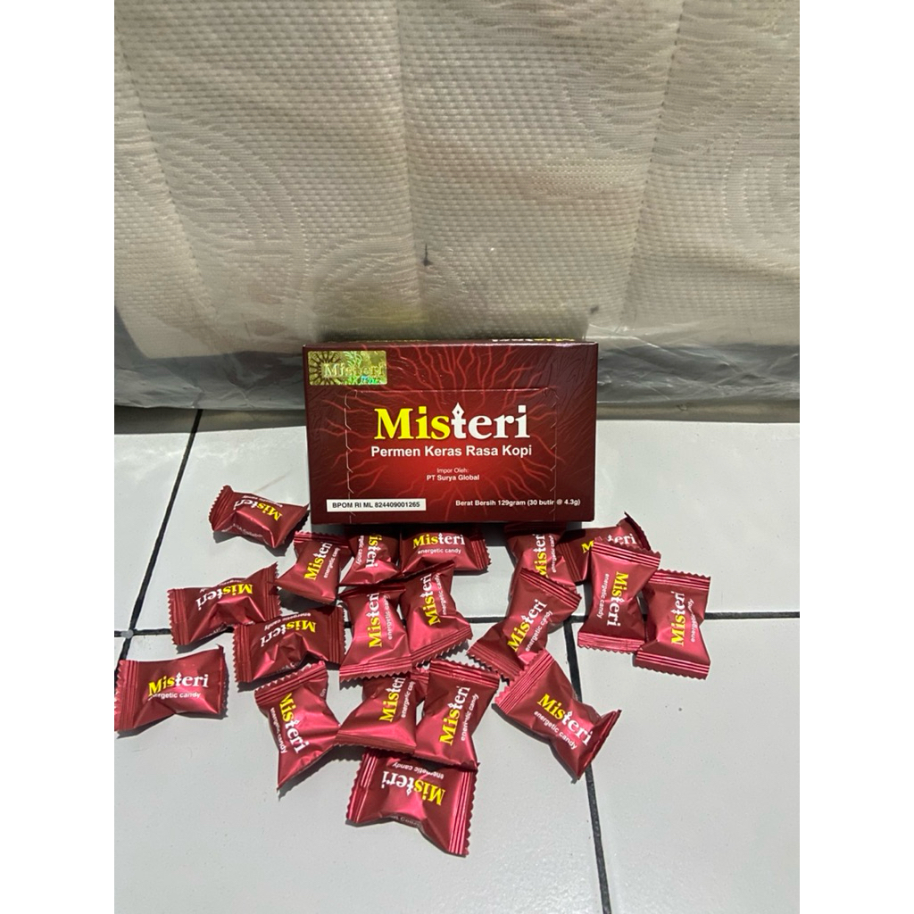 MISTERI CANDY | PERMEN MISTERI | MISTERI ORIGINAL | MISTERI ASLI | PERMEN TAHAN LAMA | PERMEN STAMIN
