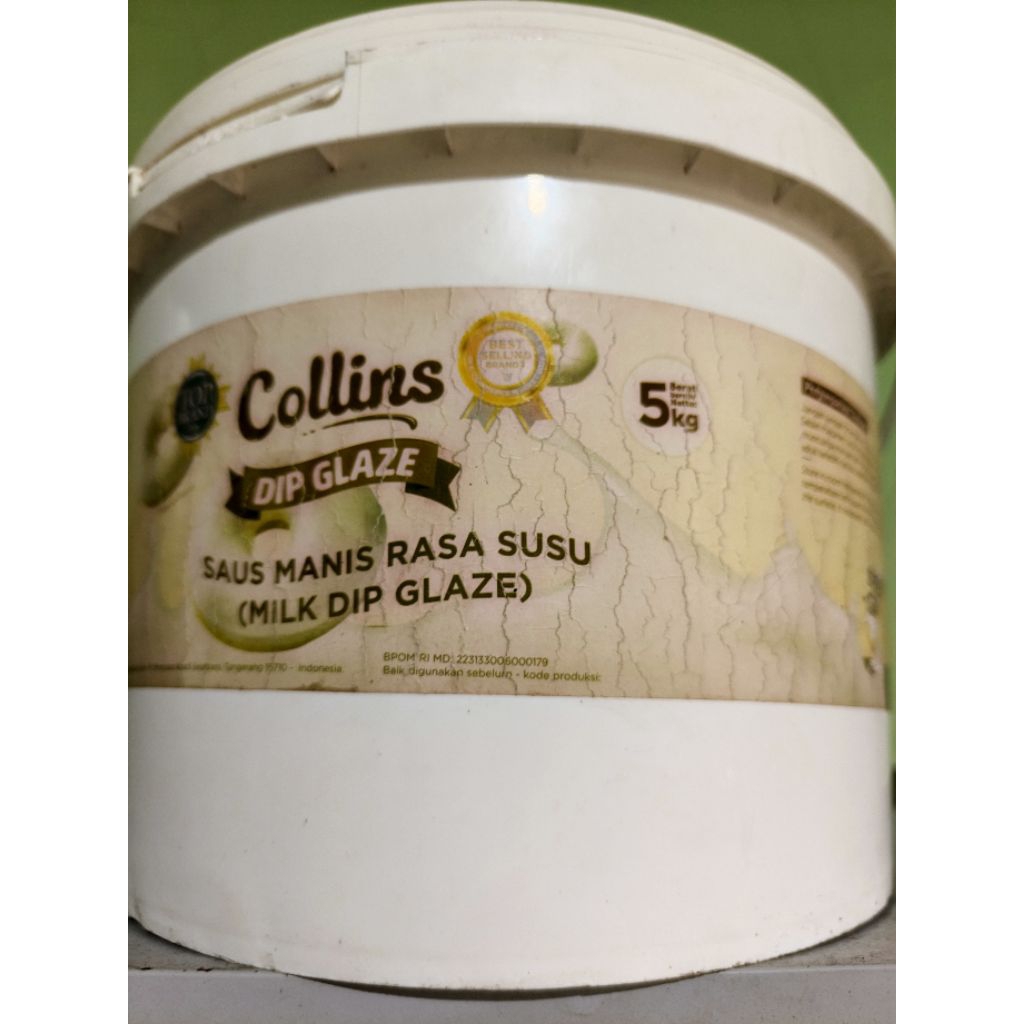 

Collins Dip Glaze ( Saus Manis Rasa Susu) 5kg Exp 2027