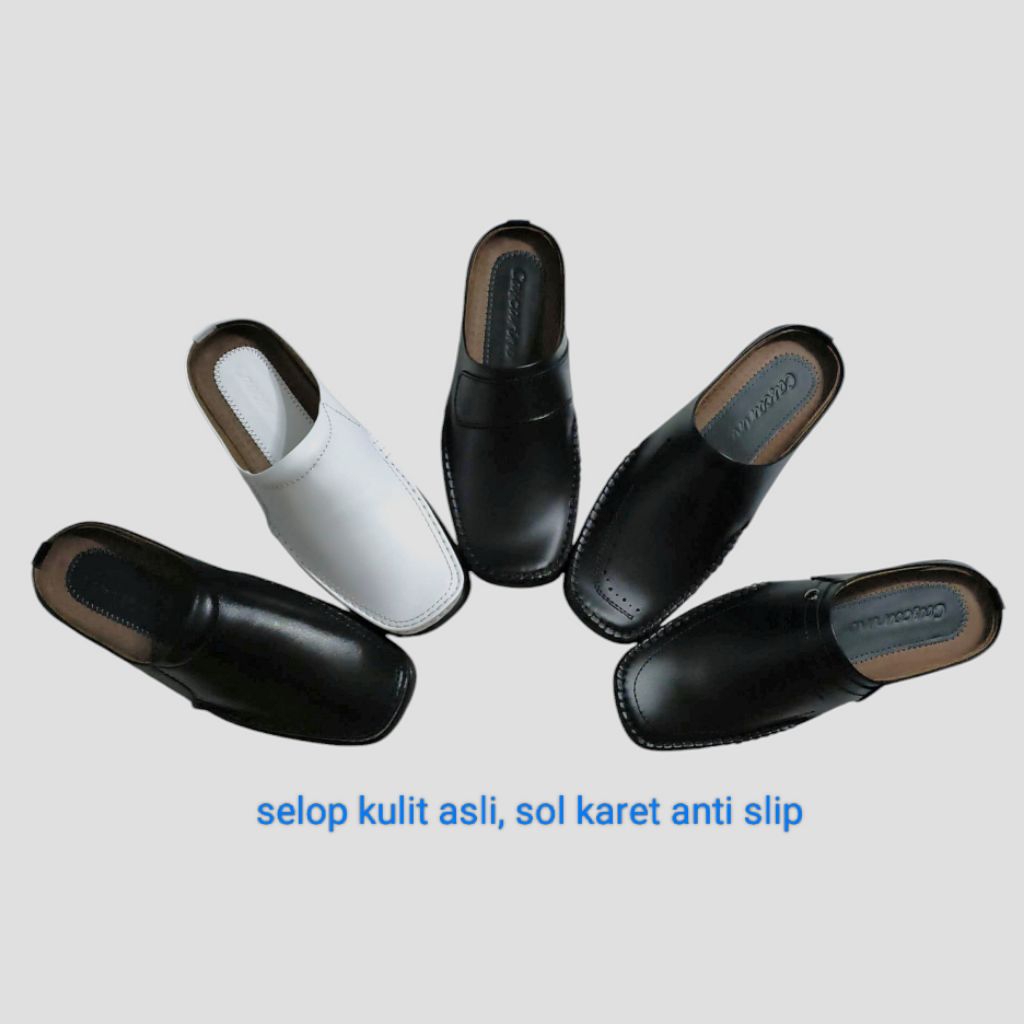 selop pria kulit asli slop pria kulit asli slop kulit asli sandal slop pria sandal selop laki laki k