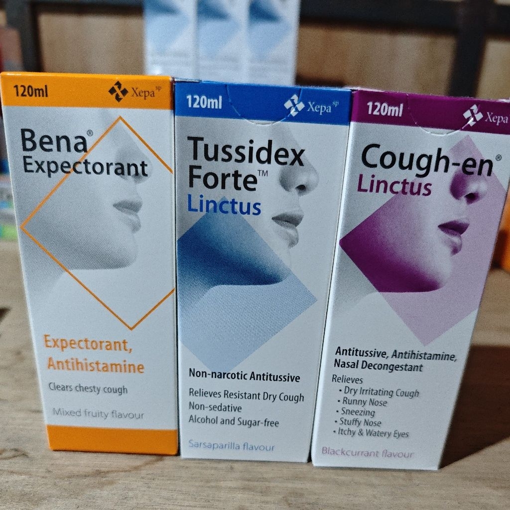 bena Expectorant / tussidex Forte / cough en 120ml