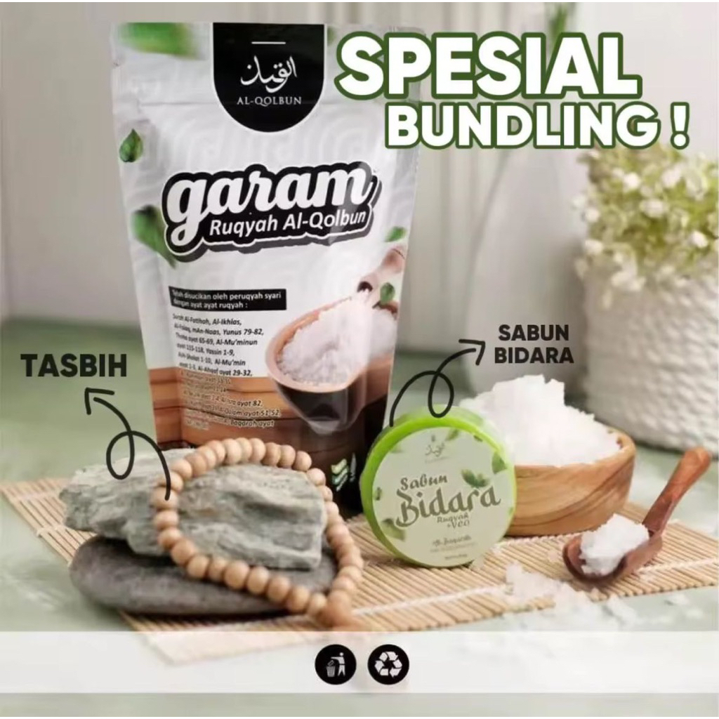 

Al Qolbun Garam Terapi 275 gram 100% Original Al QolbunGaram Herbal Mandi untuk Kesehatan