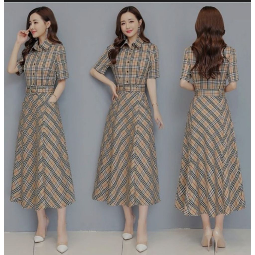 dress wanita kekinian/baju dress wanita