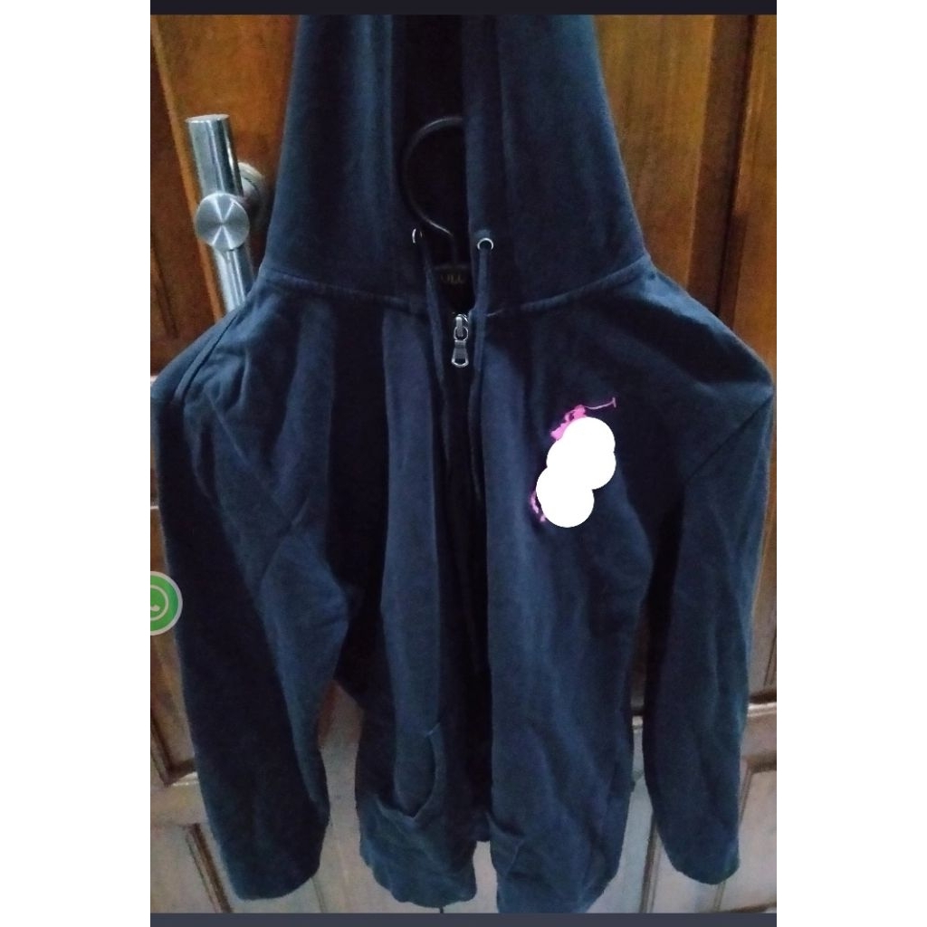 Jaket semi crop (logo olop)