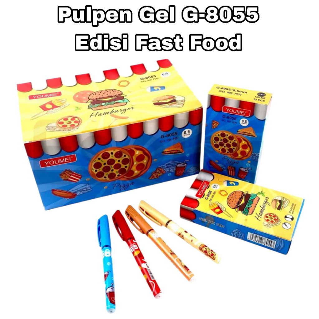 

Pulen Fancy Fast Food / 12 Buah Pulpen Eselon G-8055