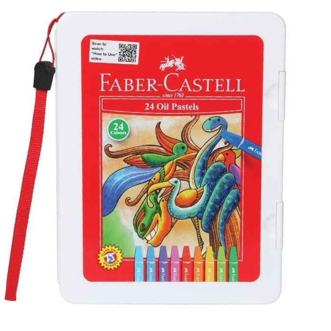

Crayon / Oil Pastel Faber Castell 24 Warna Putih