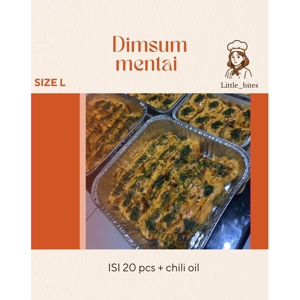 

Dimsum mentai L isi 20 Ready Sabtu tgl 2 agust