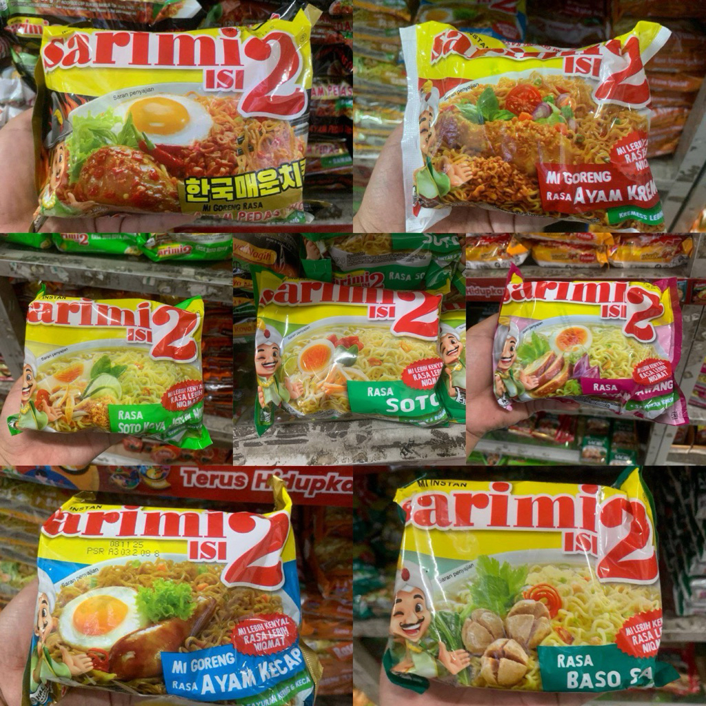 

Indofood Sarimi Isi 2 Kuah / Goreng All Varian