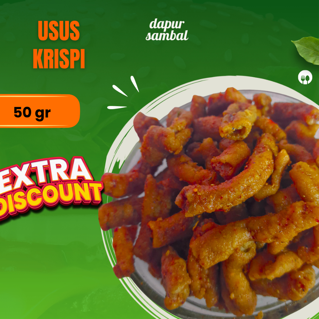 

USUS KRISPI 50 gr DAPUR SAMBAL
