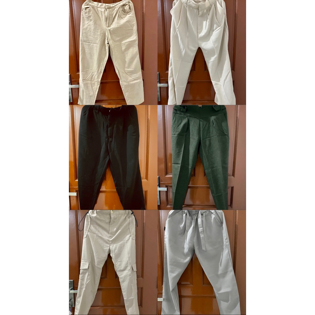 PRELOVED DEWASA- CELANA PANJANG DEWASA MATAHARI CELANA BAHAN CELANA CARGO CELANA ANAK SMP CELANA ANA