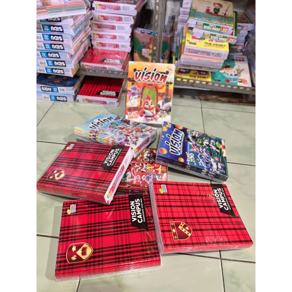 

Buku Vision 38 murah, 1 Pack isi 10 Buku