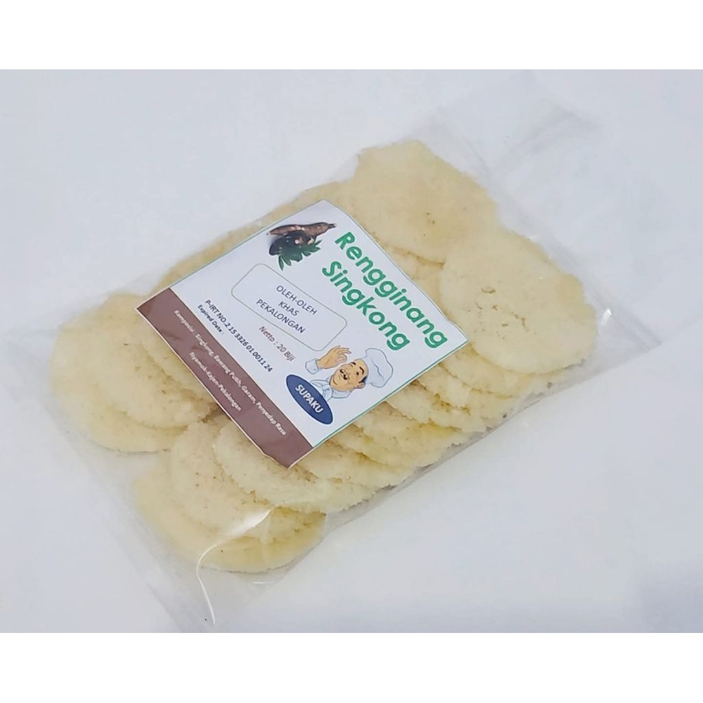Rengginang Singkong Oleh-olah Khas Pekalongan Kemasan Mentah Isi 20 biji enak, gurih, renyah dan hal