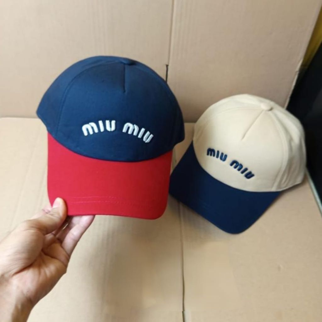 topi bisbol miu miu2 unisex caps branded