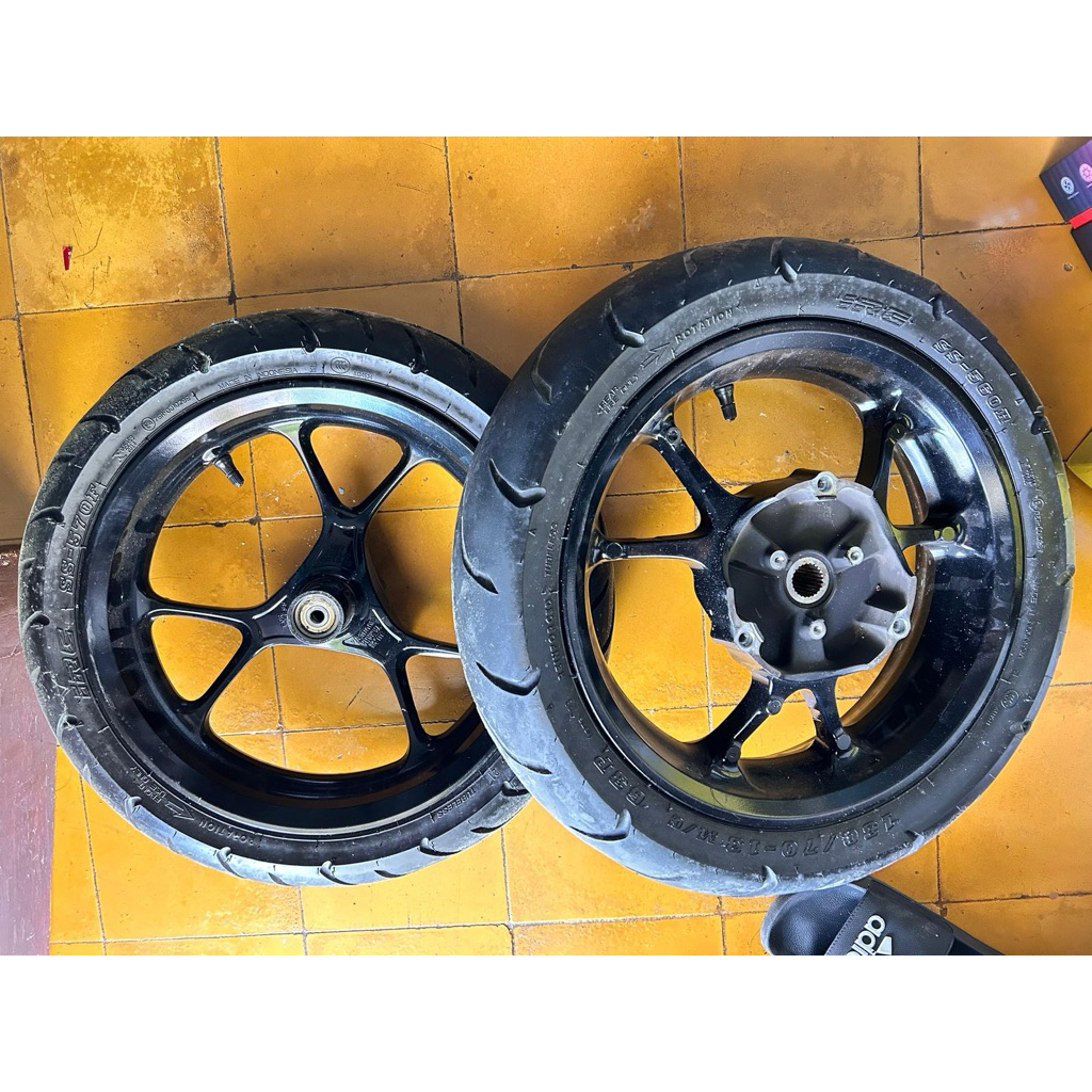 velg + ban r13, copotan ori nmax new