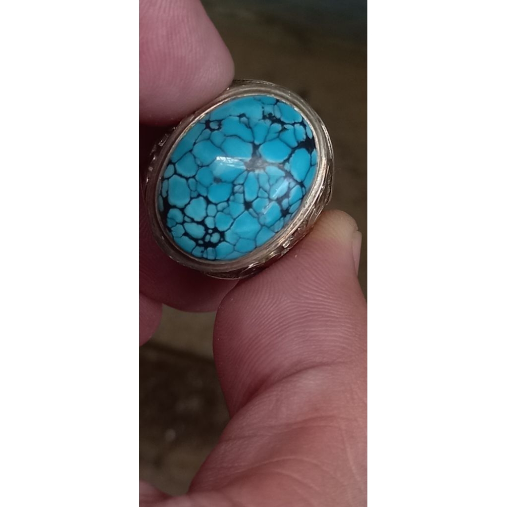 BATU AKIK PIRUS HUBEI/XINJIANG RING PERAK ISTIMIWIR