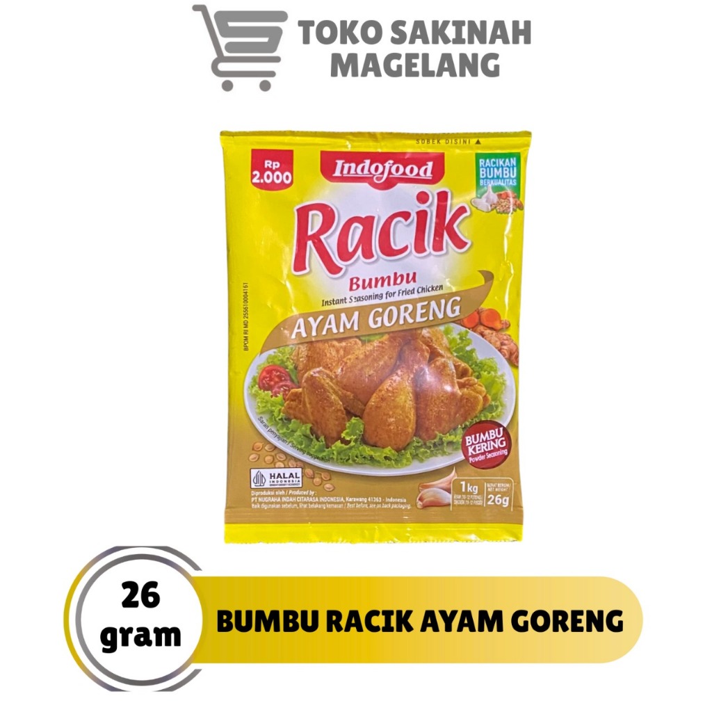 

indofood bumbu racik ayam goreng 20g