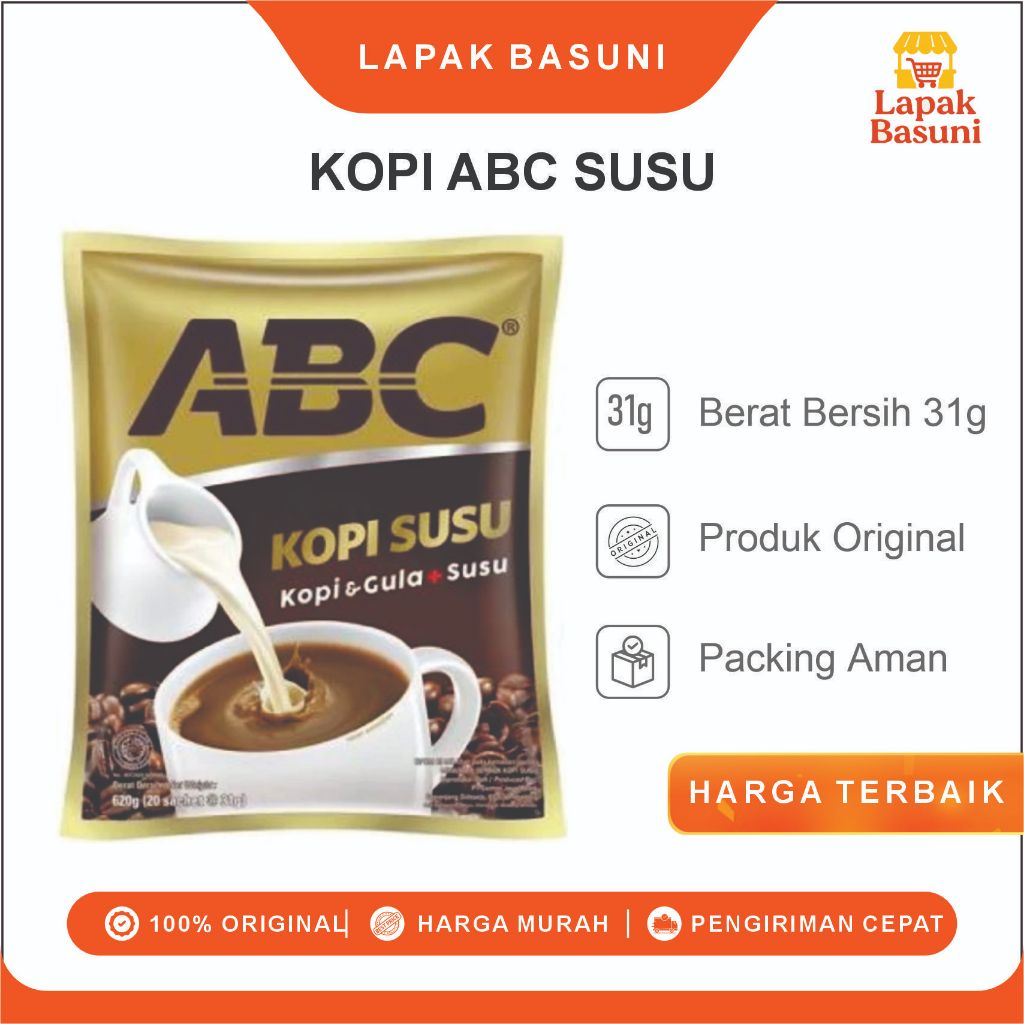 

Kopi Abc Susu Kemasan Sachet 31g SATUAN